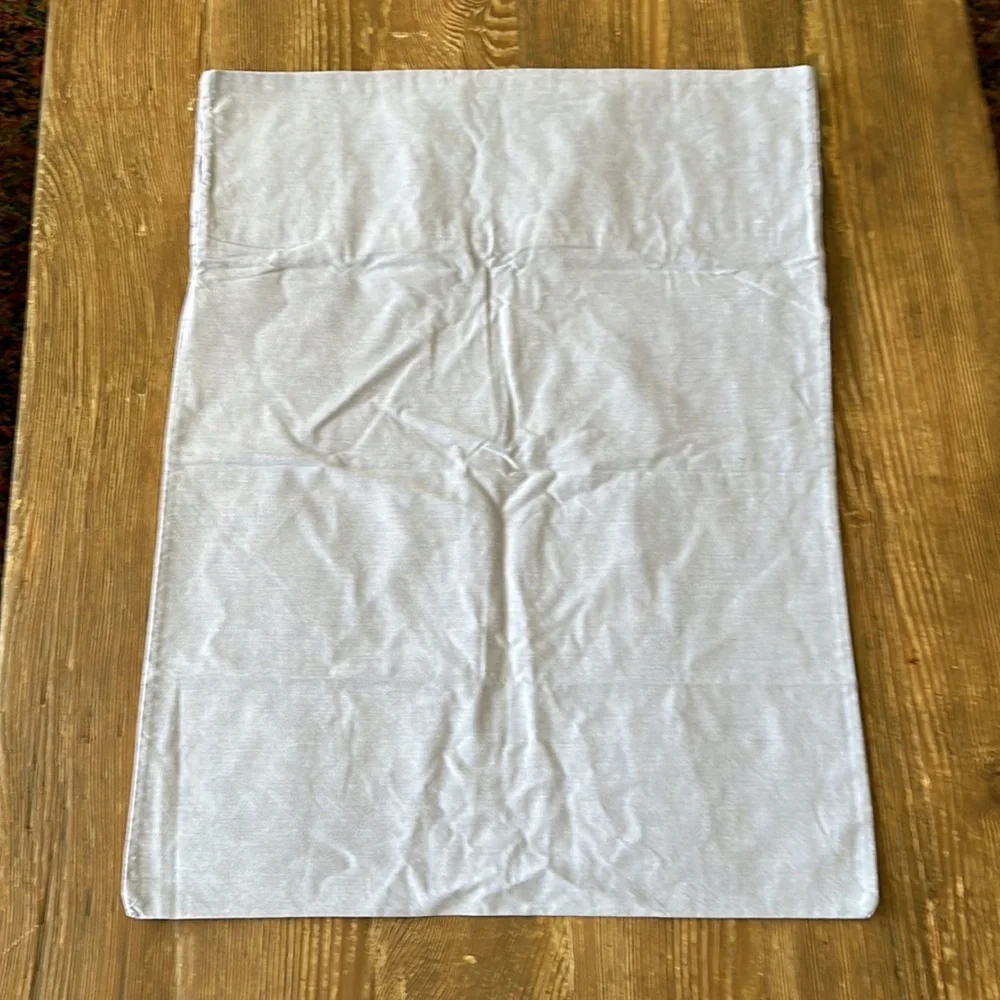 standard sham light blue 2 qty 19” x 25”